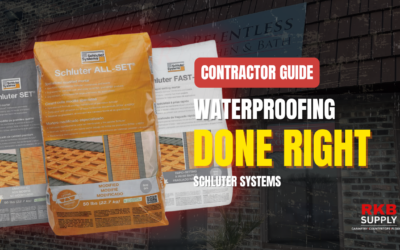 Schluter Waterproofing System Guide | Contractor Tips by RKB Supply